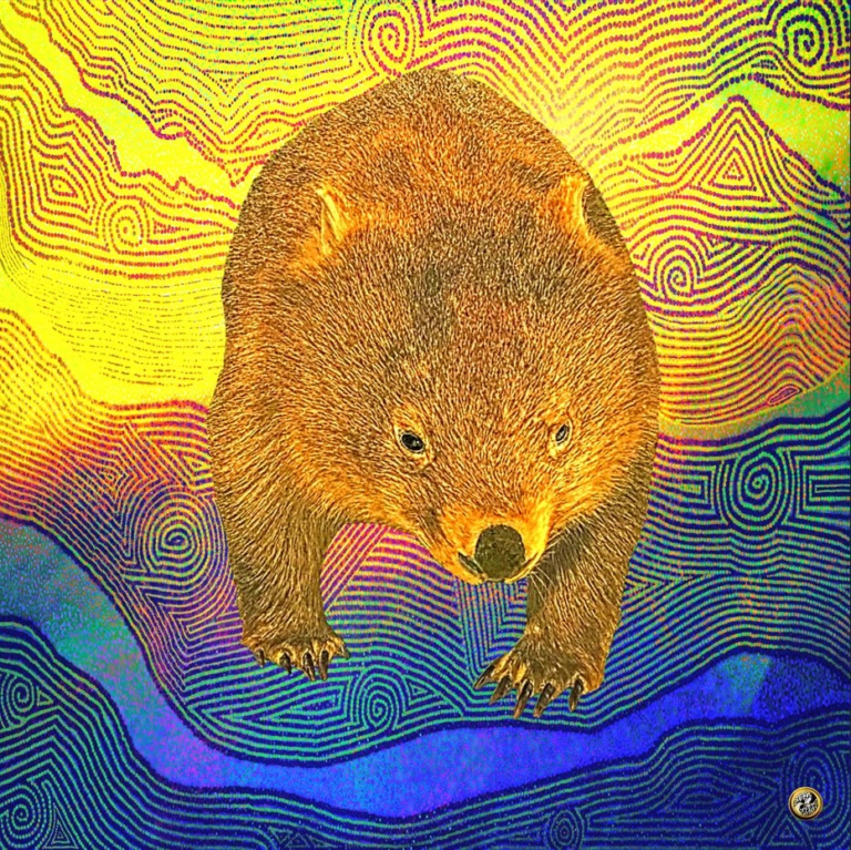 Wombat toile de Pascal Vatinel